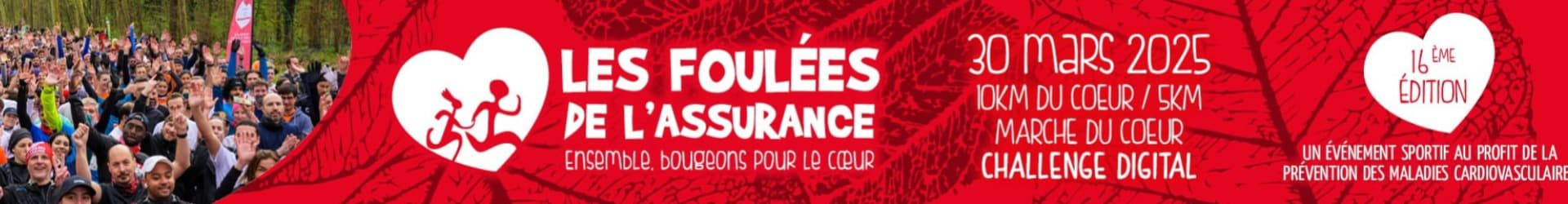 Les Foulées de l'Assurance 2025 banner
